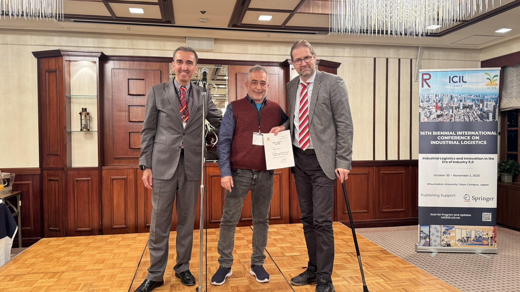 SDGs Award recipient at ICIL 2025